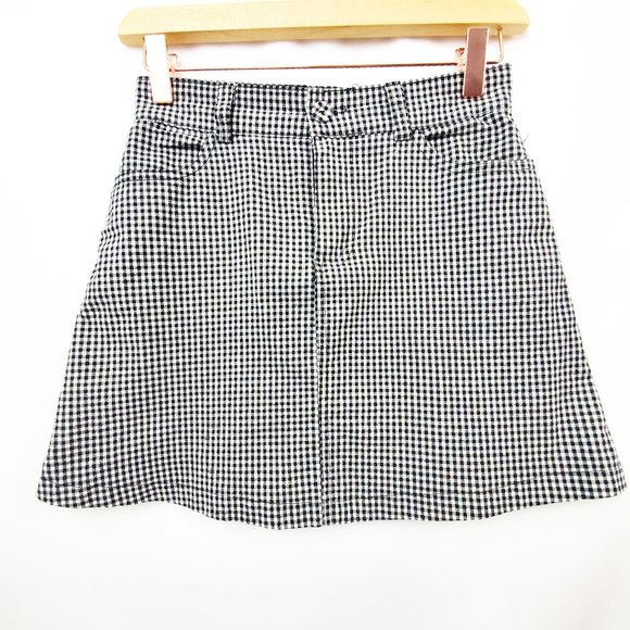 Brandy Melville Dresses & Skirts - BRANDY MELVILLE John Galt Gingham Mini Skirt GUC